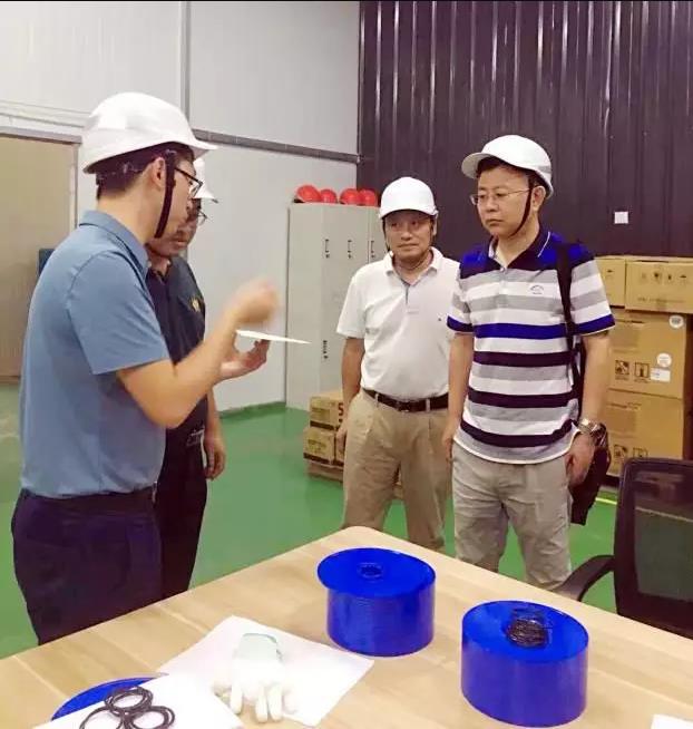 中石油西南油氣田分公司、中石油川慶鉆探公司、長江大學(xué)領(lǐng)導(dǎo)和專家來我司考察調(diào)研